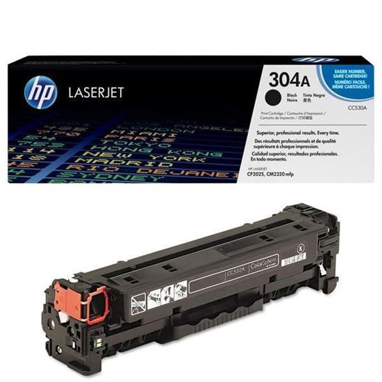 Color toner cartridge CC530A / 304A BK (3500 p)