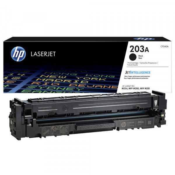 Color toner cartridge CF540A / 203A BK (1400 p)