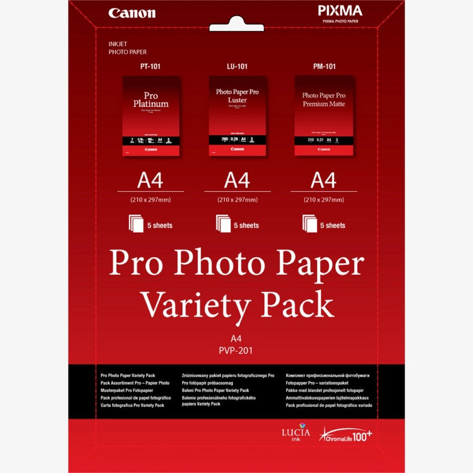 Canon VP-101 Photo Paper Variety Pack 4x6 - 20 Sheets