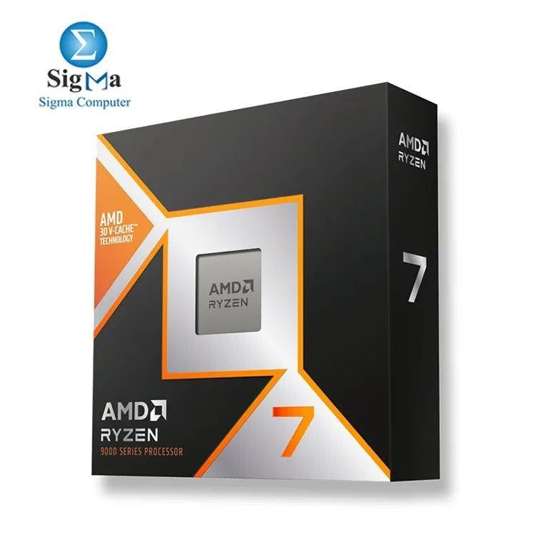 AMD CPU Ryzen 7 9800X3D 8C/16T 4.7/5.2GHz Boost 96Mb Radeon Graphics AM5 120W w/o cooler Box