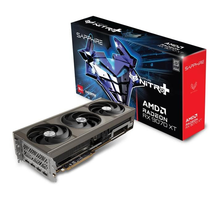 SAPPHIRE Graphic Card Radeon RX 9070 XT 16GB GDDR6 NITRO+ GAMING OC