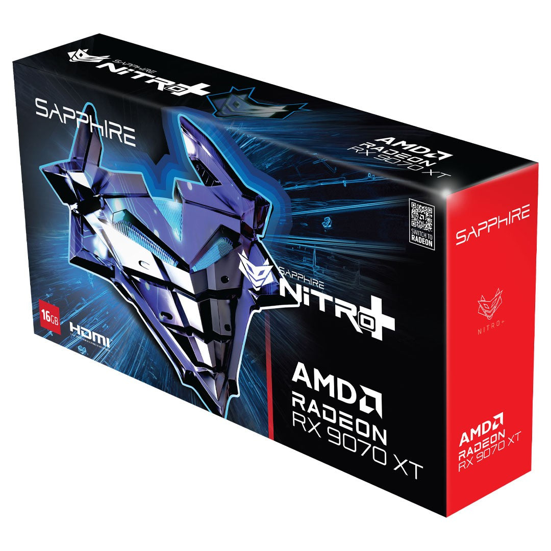 SAPPHIRE Graphic Card Radeon RX 9070 XT 16GB GDDR6 NITRO+ GAMING OC
