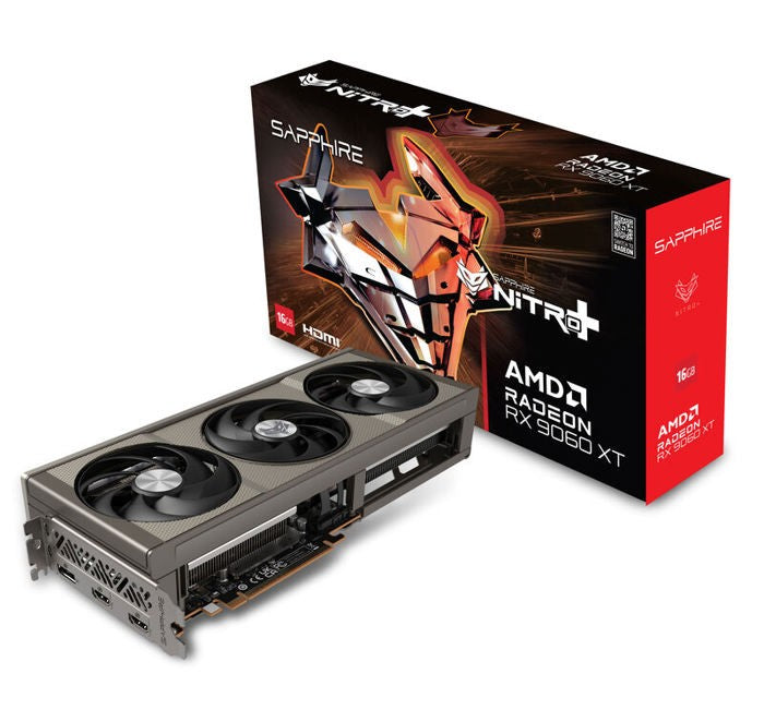SAPPHIRE Graphic Card Radeon RX 9060 XT 16GB GDDR6 NITRO+ GAMING OC