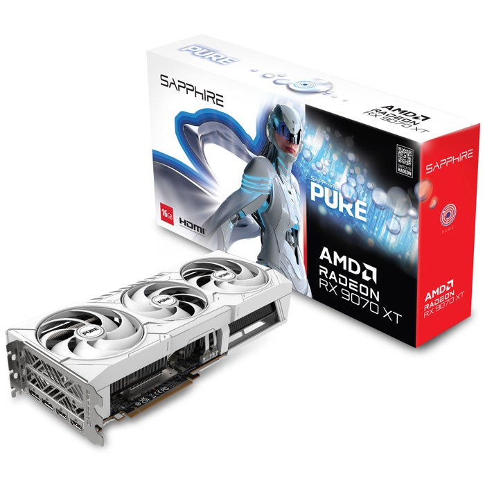 SAPPHIRE Graphic Card Radeon RX 9060 XT 16GB GDDR6 PURE GAMING OC