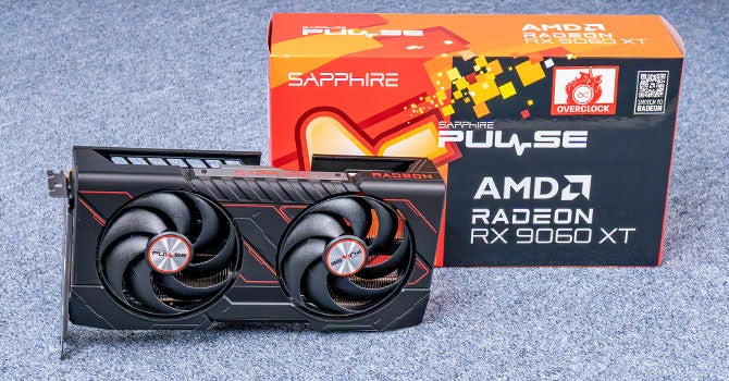 SAPPHIRE Graphic Card Radeon RX 9060 XT 8GB GDDR6 PULSE GAMING OC