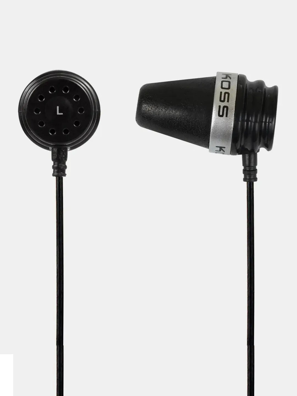 Koss Headphones Spark Plug VCk Noise Isolating Black