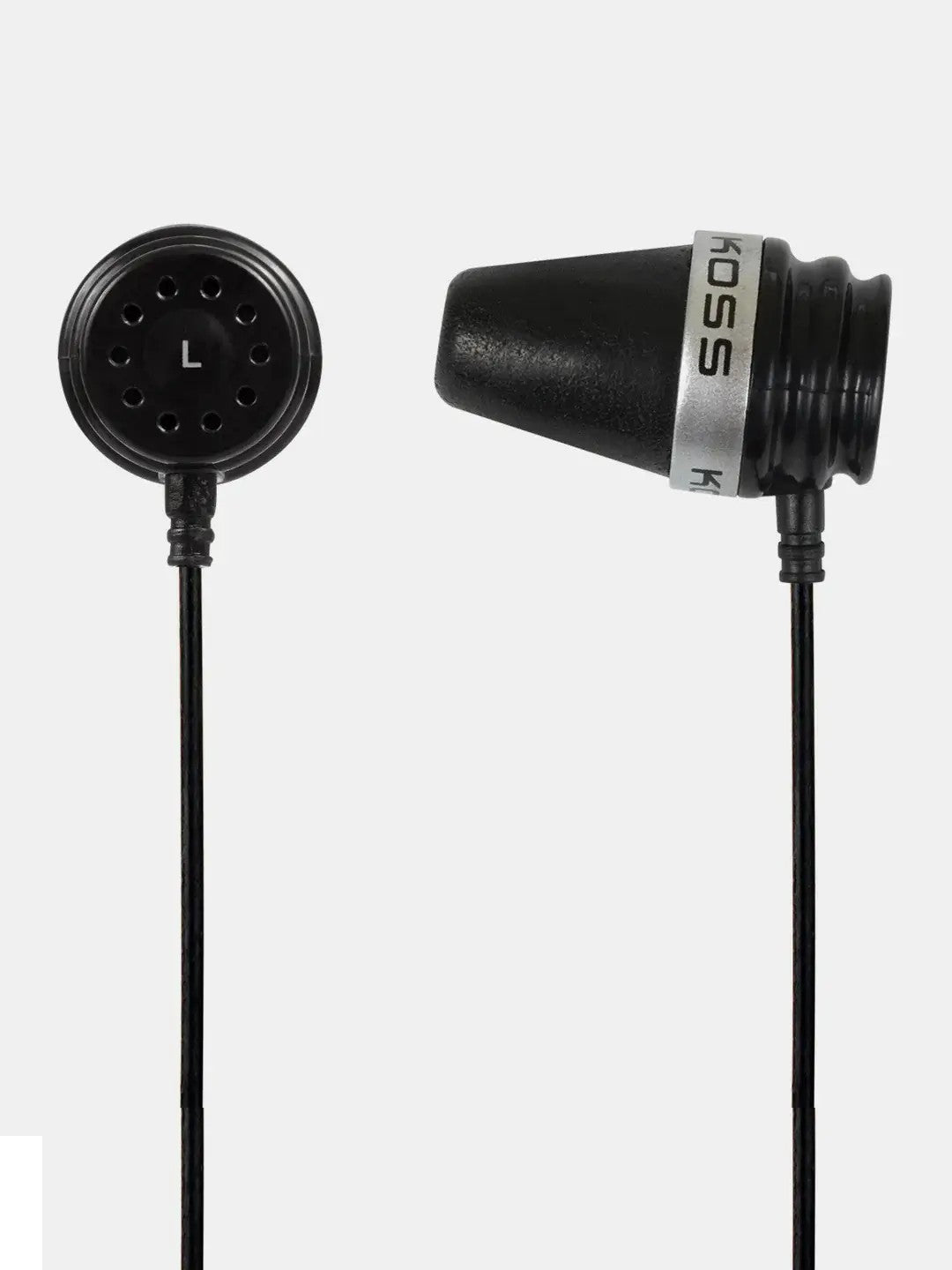 Koss Headphones Spark Plug VCk Noise Isolating Black