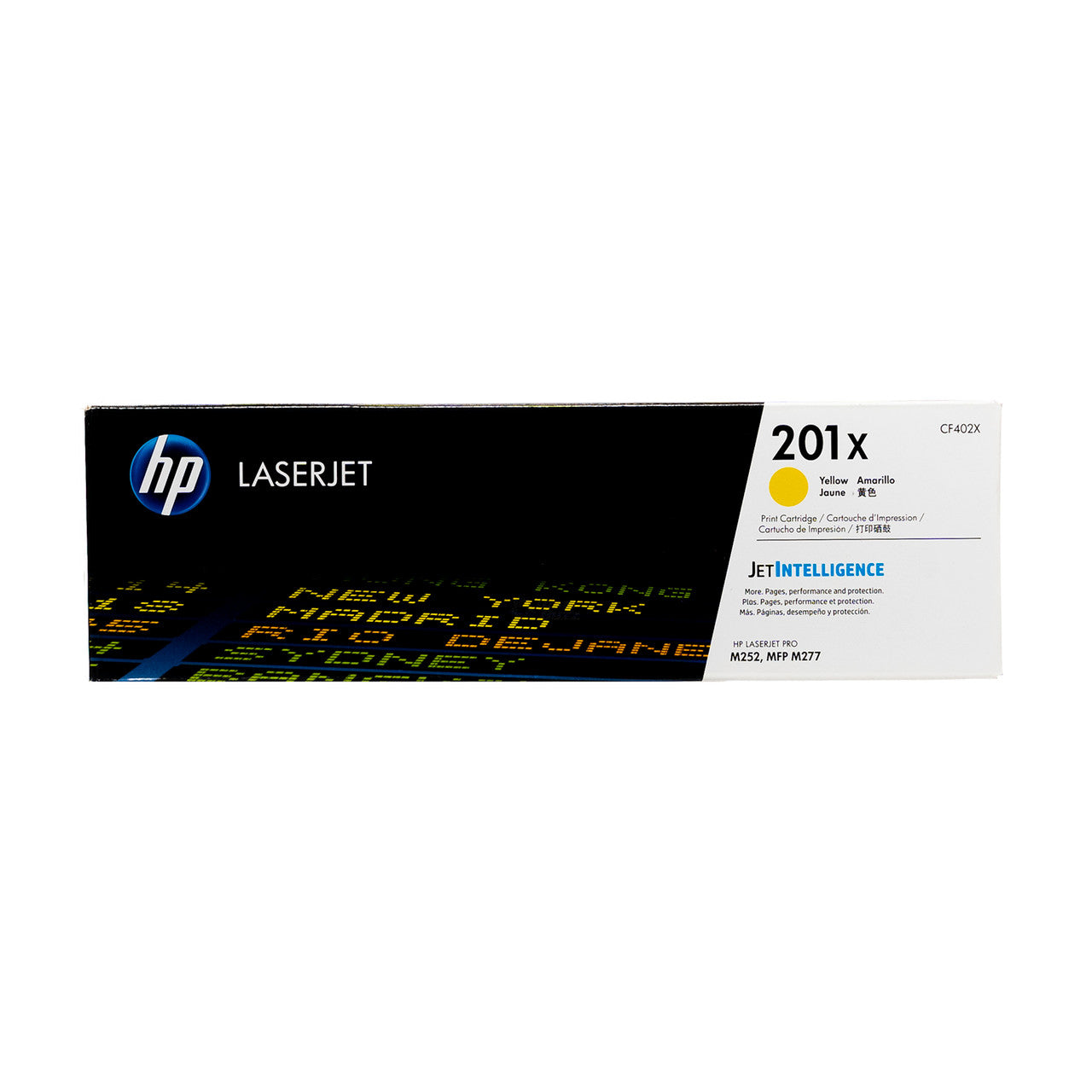 Color toner cartridge CF402X /201 Y (2300 p)