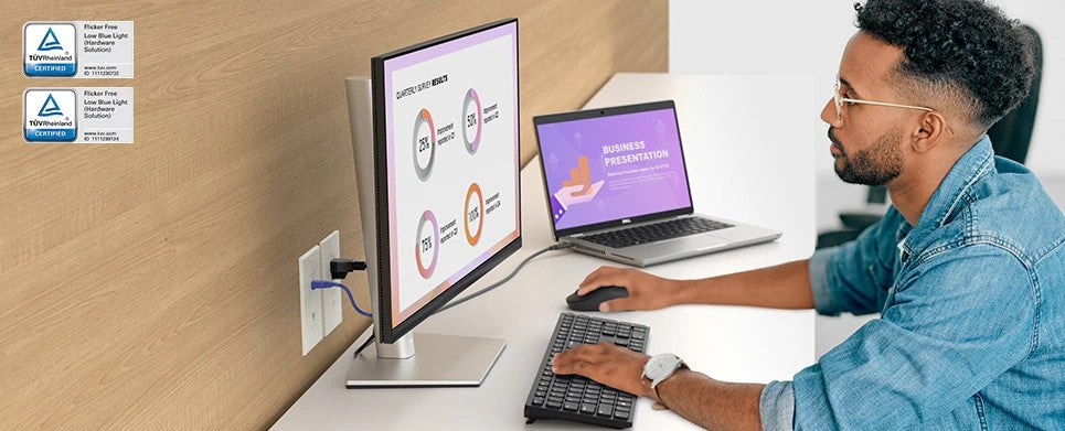 Monitor DELL 23.8" P2422HE USB-C HUB, D-Sub, HDMI, DP, USB-C, RJ-45, IPS, Pivot, 1920x1080, 60Hz