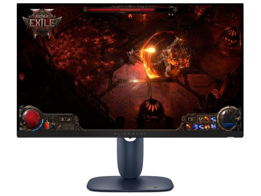 Monitor DELL 27" AW2725DM ALIENWARE, 2xHDMI, DP, USB, Fast IPS, 2560x1440, 180Hz, 1ms, DCI-P3 95%, G-SYNC, FreeSync, Pivot, HDR400