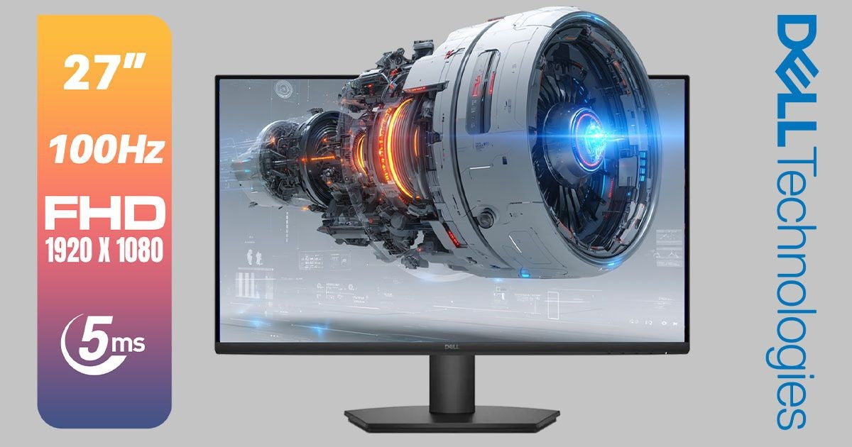 Monitor DELL 27" SE2725HM D-Sub, HDMI, IPS, 100Hz, 1920x1080