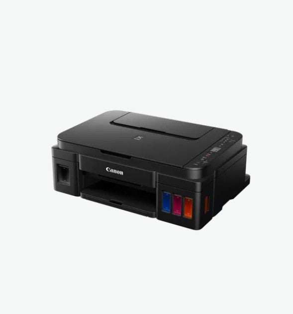 Canon MFP PIXMA G3410 An efficient multi-functional printer, with high yield ink bottles, printing : Up to 4800 x 1200 dpi 2 FINE Cartridges (Black an
