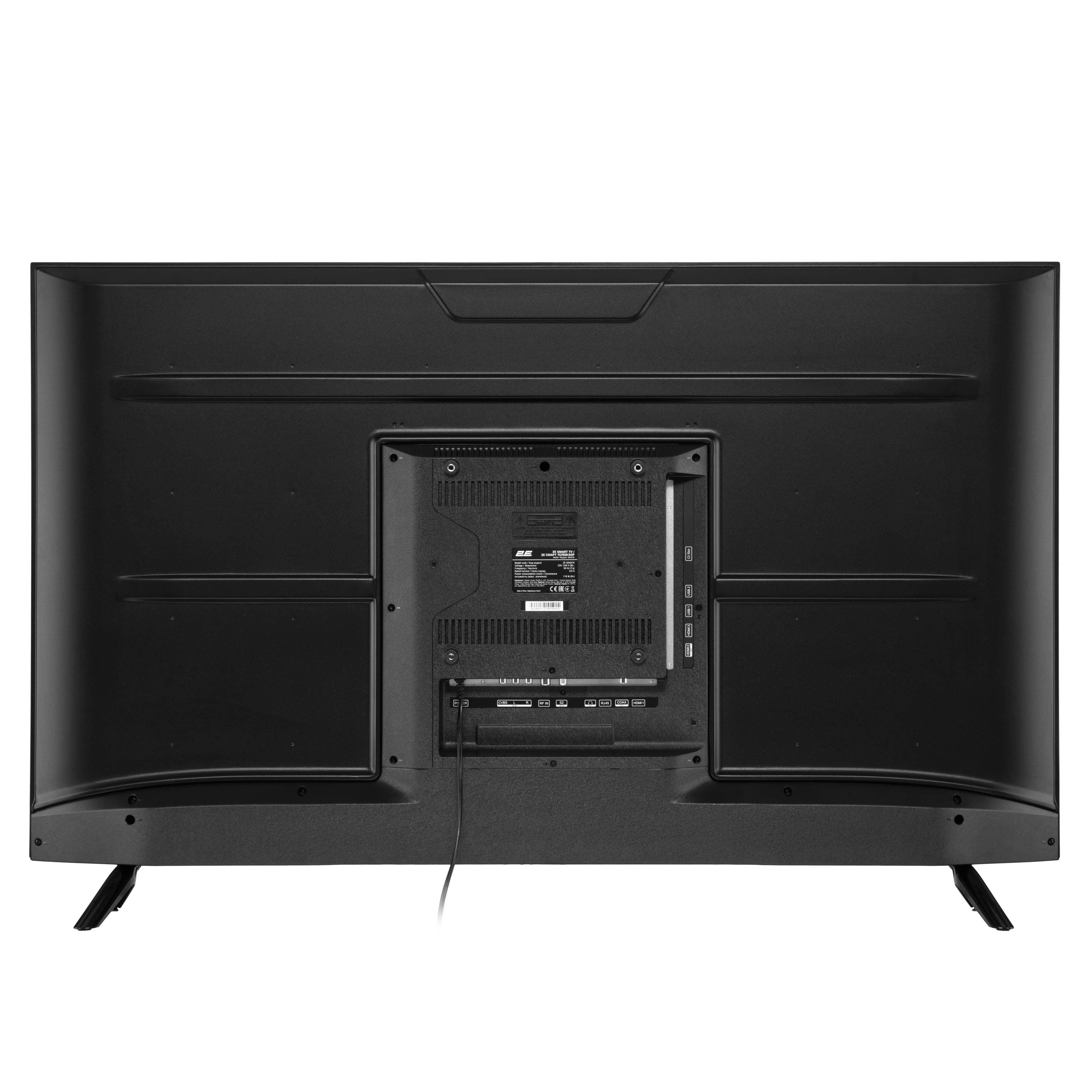 TV Set 55" 2E QLED 4K 60Hz Smart Google TV Black