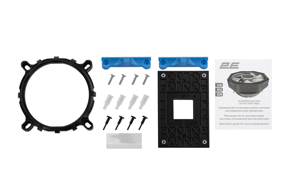 2E GAMING CPU cooler Air Cool AC90D4-RGB LGA1700, 1200, 115x, 775, AM5, AM4, AM3, AM3+, AM2, AM2+, FM2, FM1 4pin RGB TDP 130W
