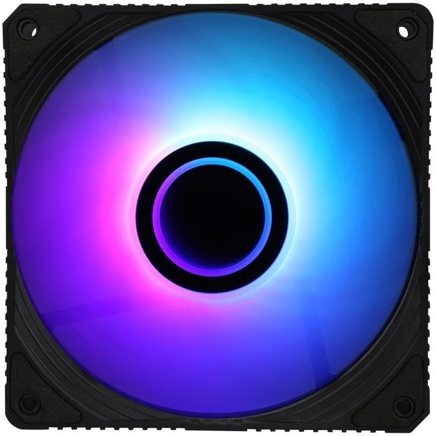 2E GAMING Case Fan Air Cool Infinity ACF120IW-ARGB, 120mm, 1200rpm, 3pin, 3pin +5VARGB, 23dBa, black