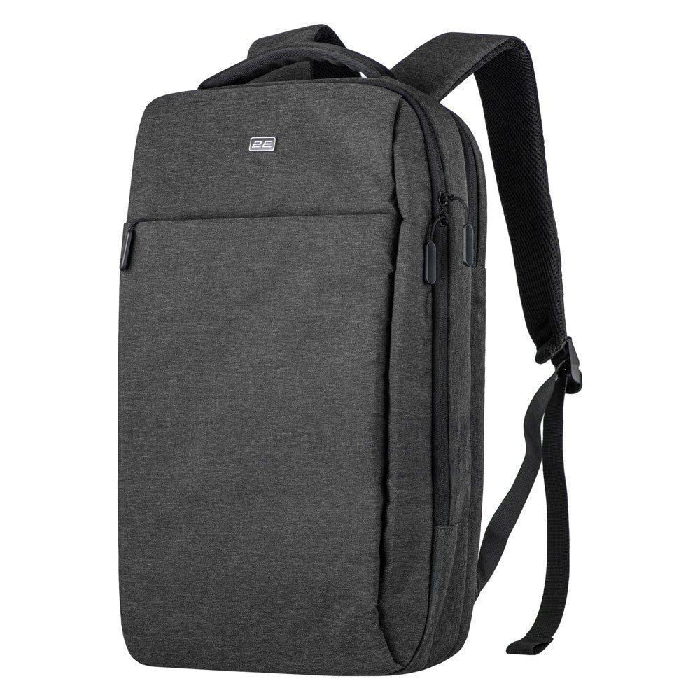 2E Backpack, Melange 17", Black