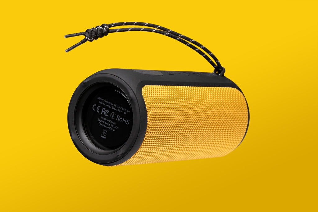 Portable Speaker 2E SoundXTube TWS, MP3, Wireless, Waterproof Yellow
