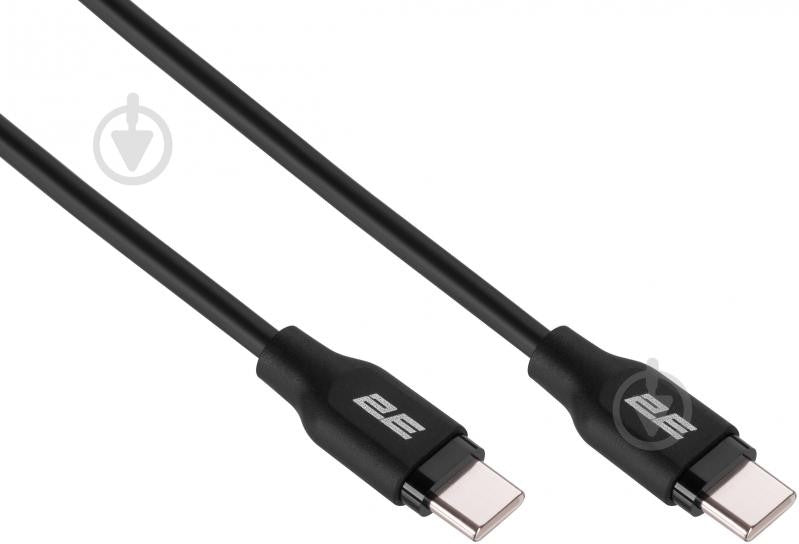 2E Сable USB-C > USB-C charge/data, 1m, 60W Type-C, Glow, white