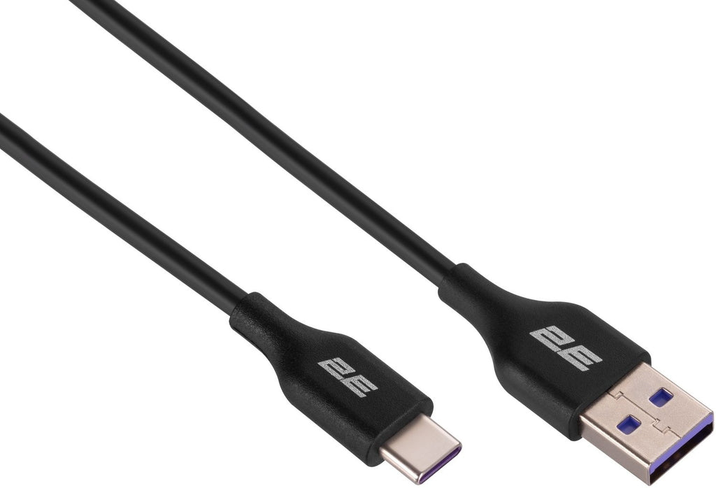 2E Сable USB-C > USB-C charge/data, 1m, 60W Type-C, Glow, white