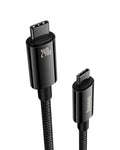 2E Сable USB-C > USB-C charge/data, 1m, 240W Type-C, Aluminum Shell, black