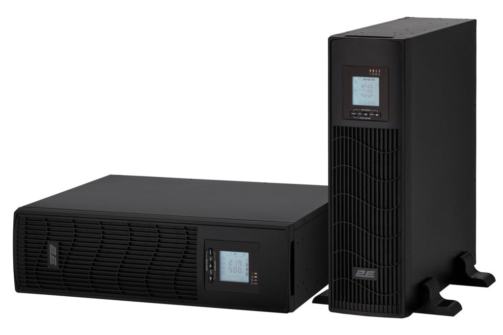 2E DD1500, 1500VA/900W, LCD,USB, 3xSchuko