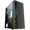 2E GAMING Computer case SPERO (G2052), MidT, 2xUSB2.0,1xUSB3.0, 1x120mm ARGB+strip,TG (side panel),without PSU,black