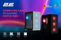 2E GAMING PC case Virtus Neo G3301NW without PSU, 2xUSB3.0, 1xUSB2.0, 3x140mm ARGB, 1x120mm ARGB, VGA 340mm, LCS ready, controller with remote, TG Sid