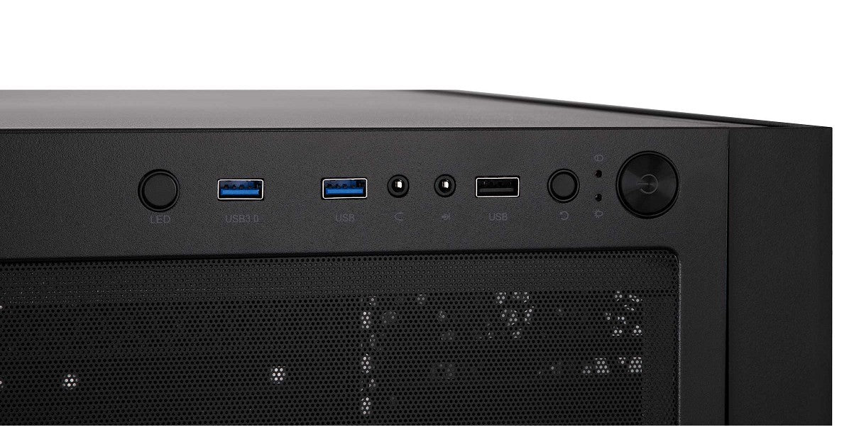 2E Gaming Computer case Virtus Neo G3301N, without PSU, 2xUSB 3.0, 1xUSB 2.0, 3x140mm ARGB, 1x120mm ARGB, controller with remote, TG Side Panel, ATX,