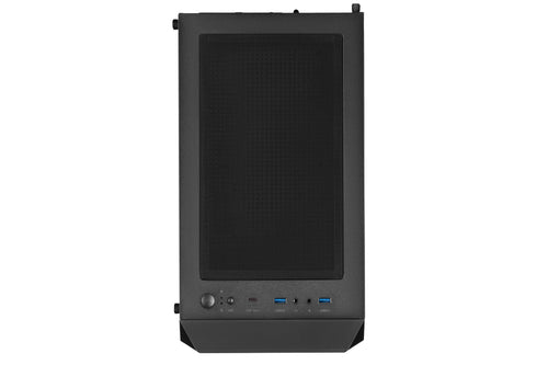 2E GAMING Computer case HEXAGON (G338) MidT,2xUSB2.0,1xUSB3.0, 1x120+3x120ARGB ,TG (side panel),without PSU,black