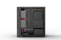 2E GAMING Computer case CALLEO (GB700) MiniT, Micro ATX,Mini ITX,2xUSB2.0,1xUSB3.0,4x120mm ARGB, TG (side panel), without PSU, black
