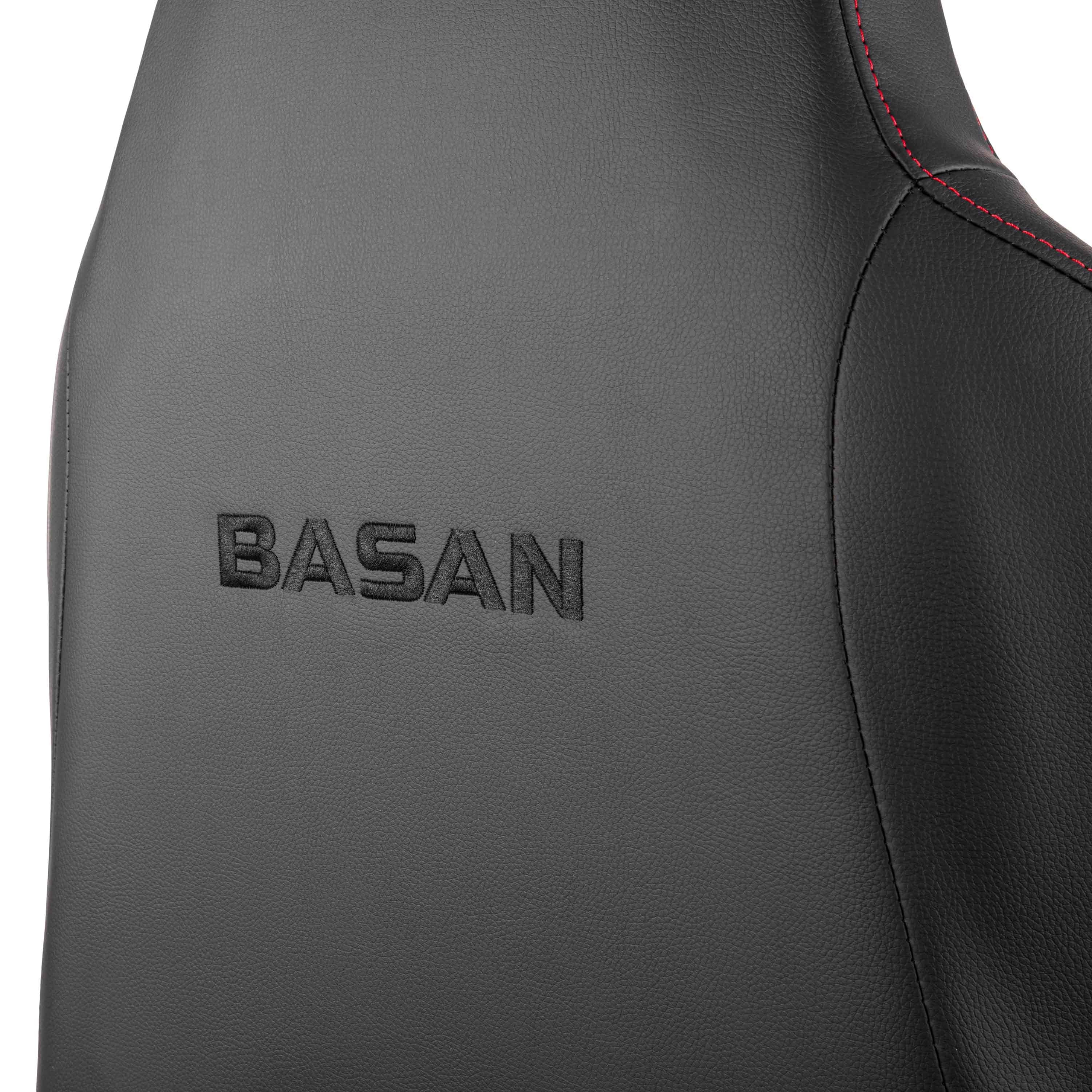 2E GAMING Chair BASAN Black/Red