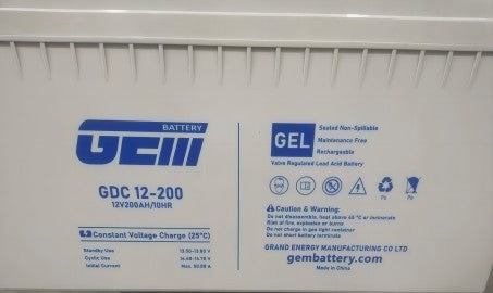 2E GDC, 12V, 200Ah, GEL
