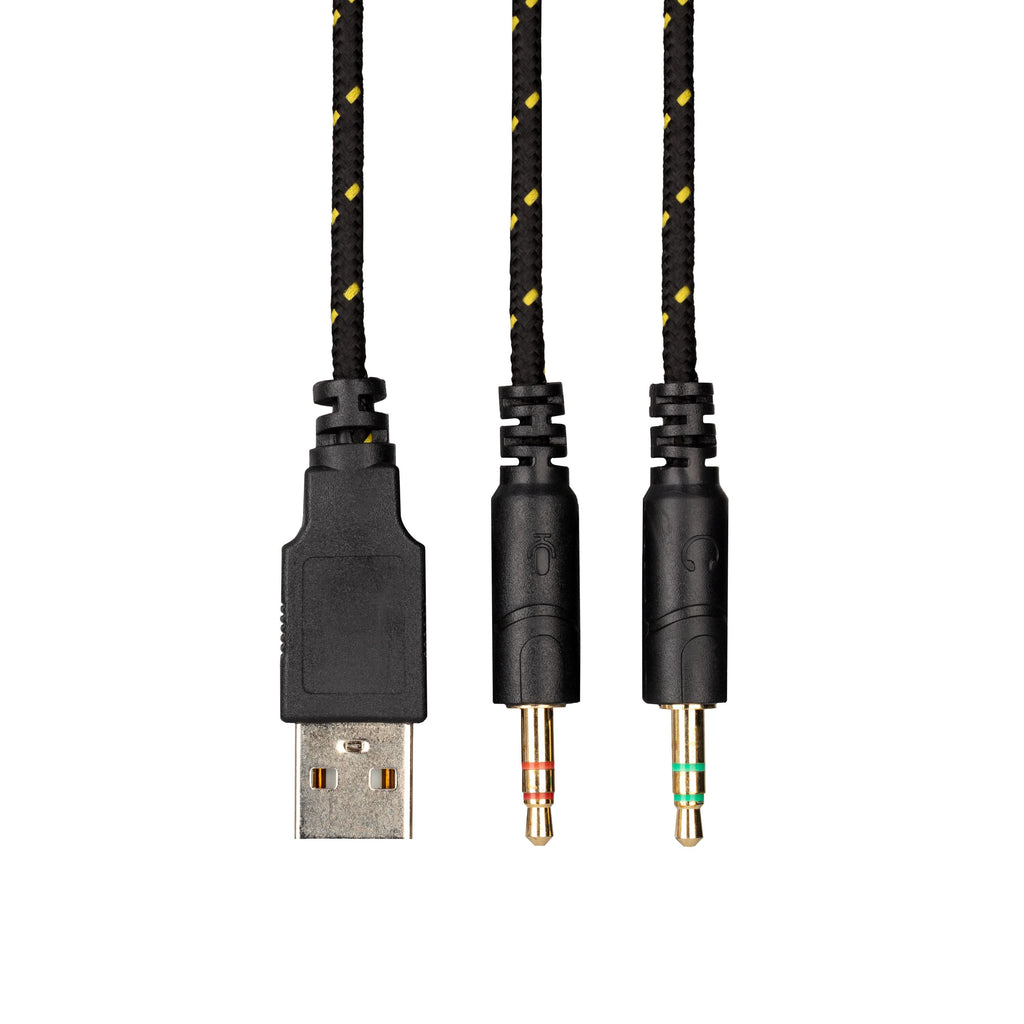 2E GAMING Headset HG300 LED 3.5mm Black