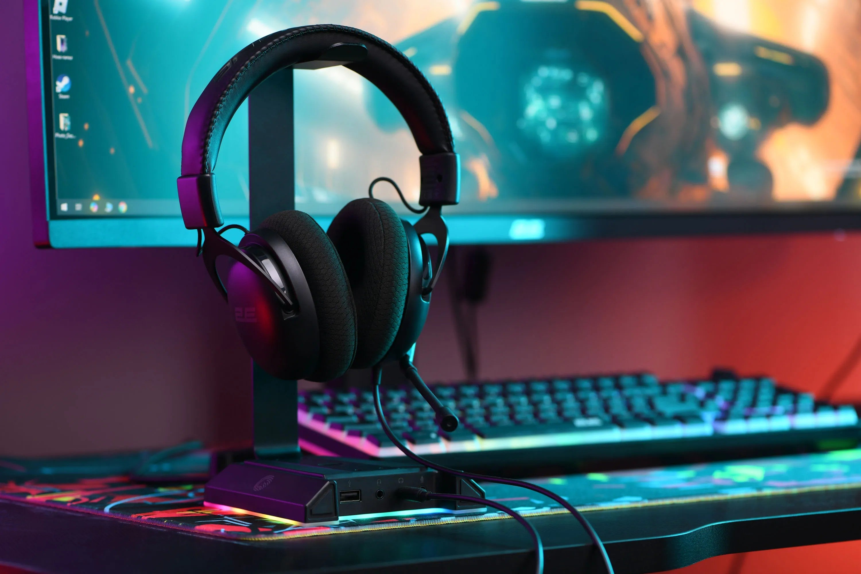 2E GAMING Headset HG310 V2, mini-jack, 1.5m, white