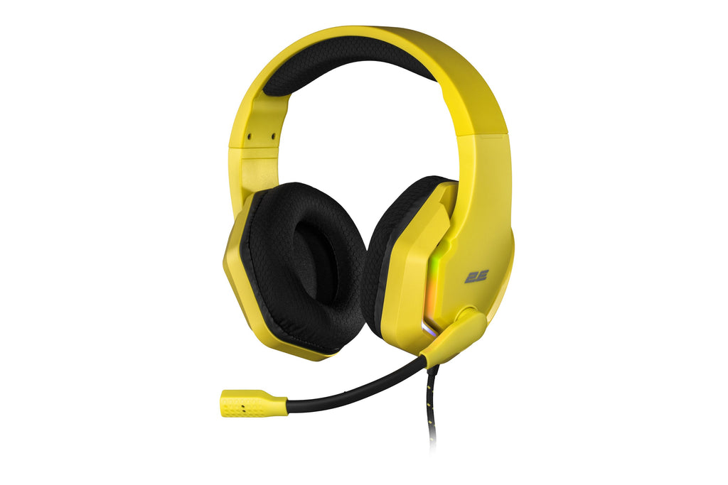 2E GAMING Headset HG315, 7.1, USB-A, RGB, 2m, yellow
