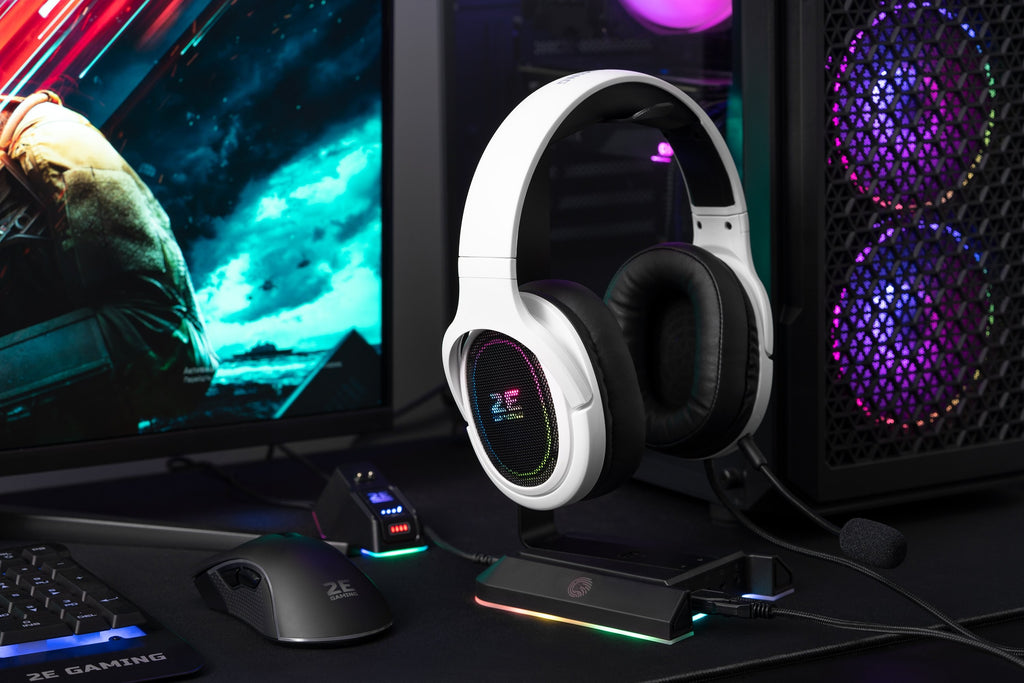 2E GAMING Headset HG330 RGB USB 7.1 White