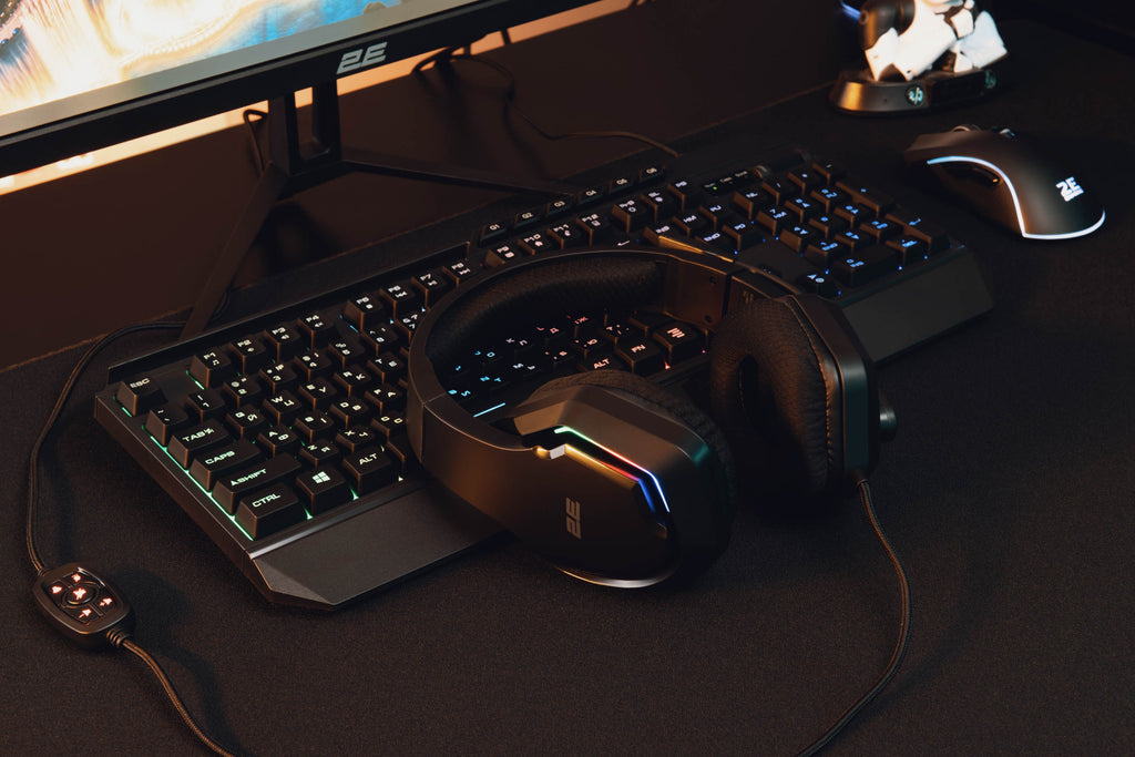 2E GAMING Headset HG350 RGB USB 7.1 Black