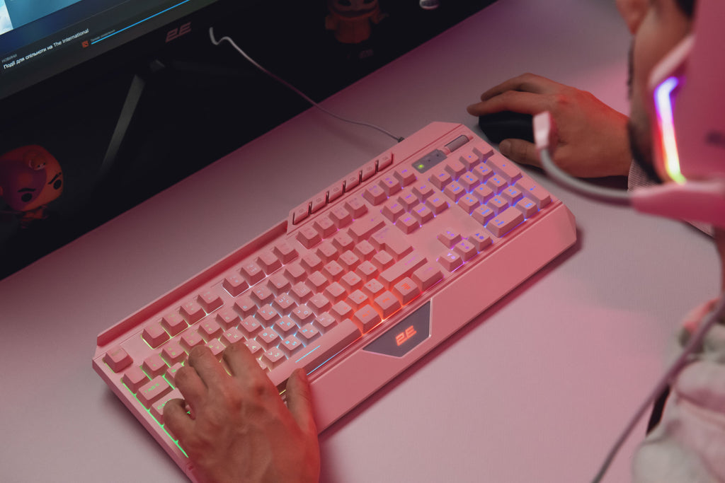 2E GAMING Keyboard KG320 LED USB Black Ukr