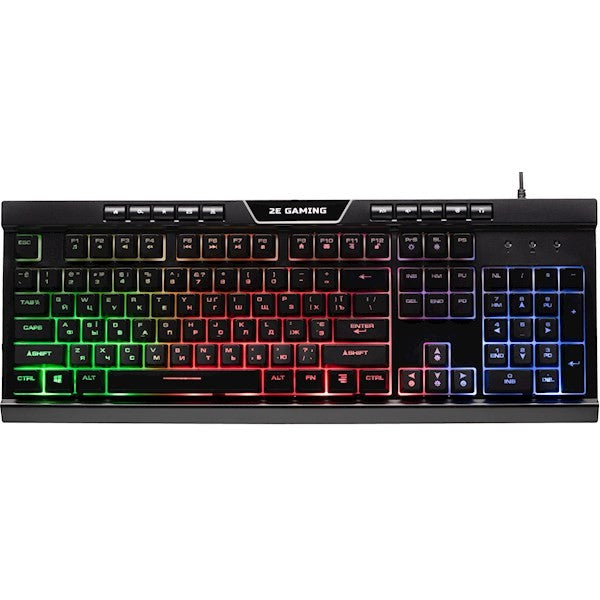 2E GAMING Keyboard KG330 LED USB Black Ukr
