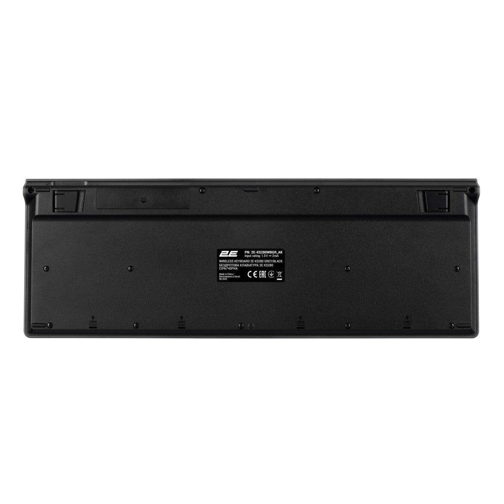 2E Keyboard membrane KS250 84key, WL/BT, EN/UK, black-grey
