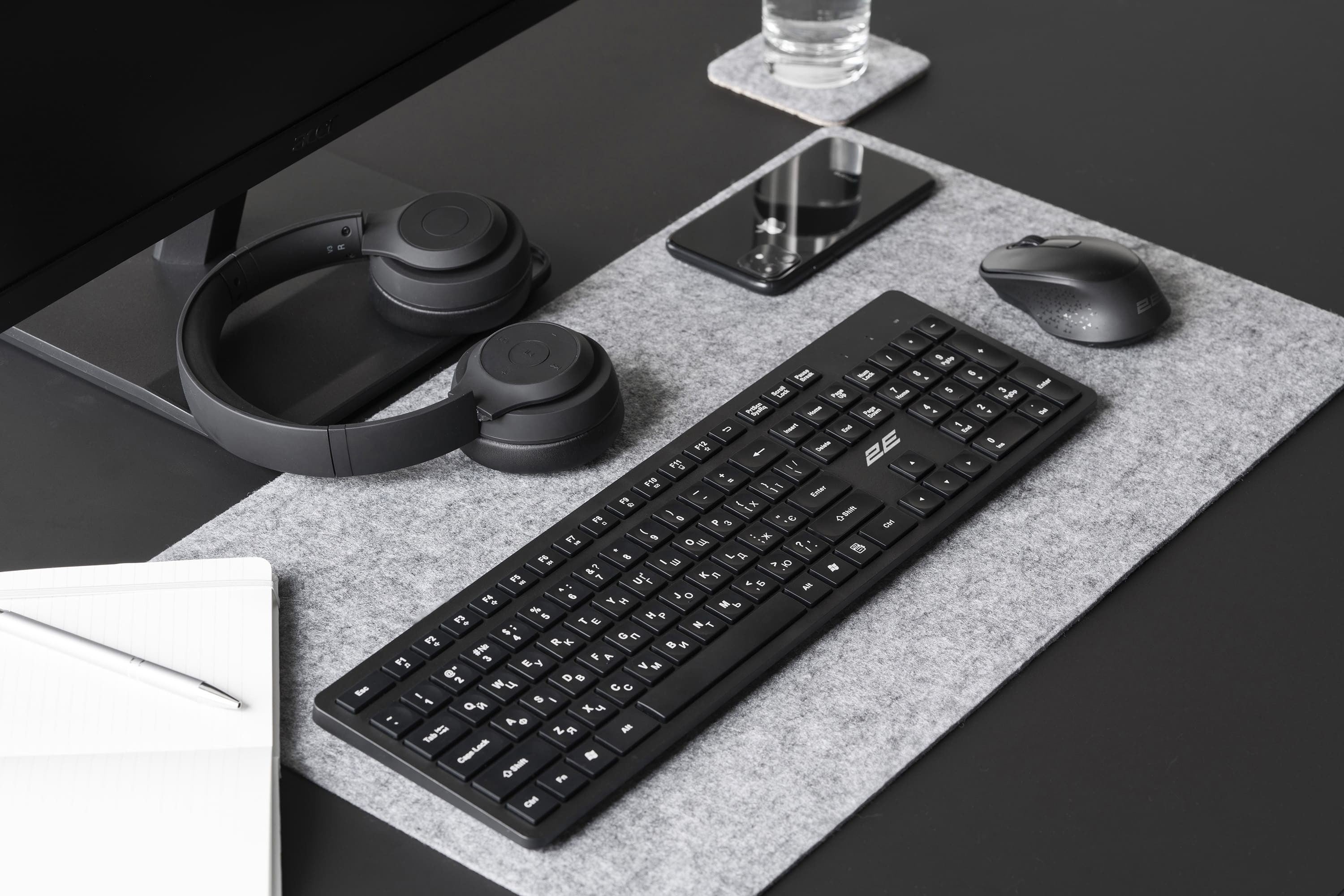 2E Keyboard membrane KS260 106key, WL, EN/UK, white