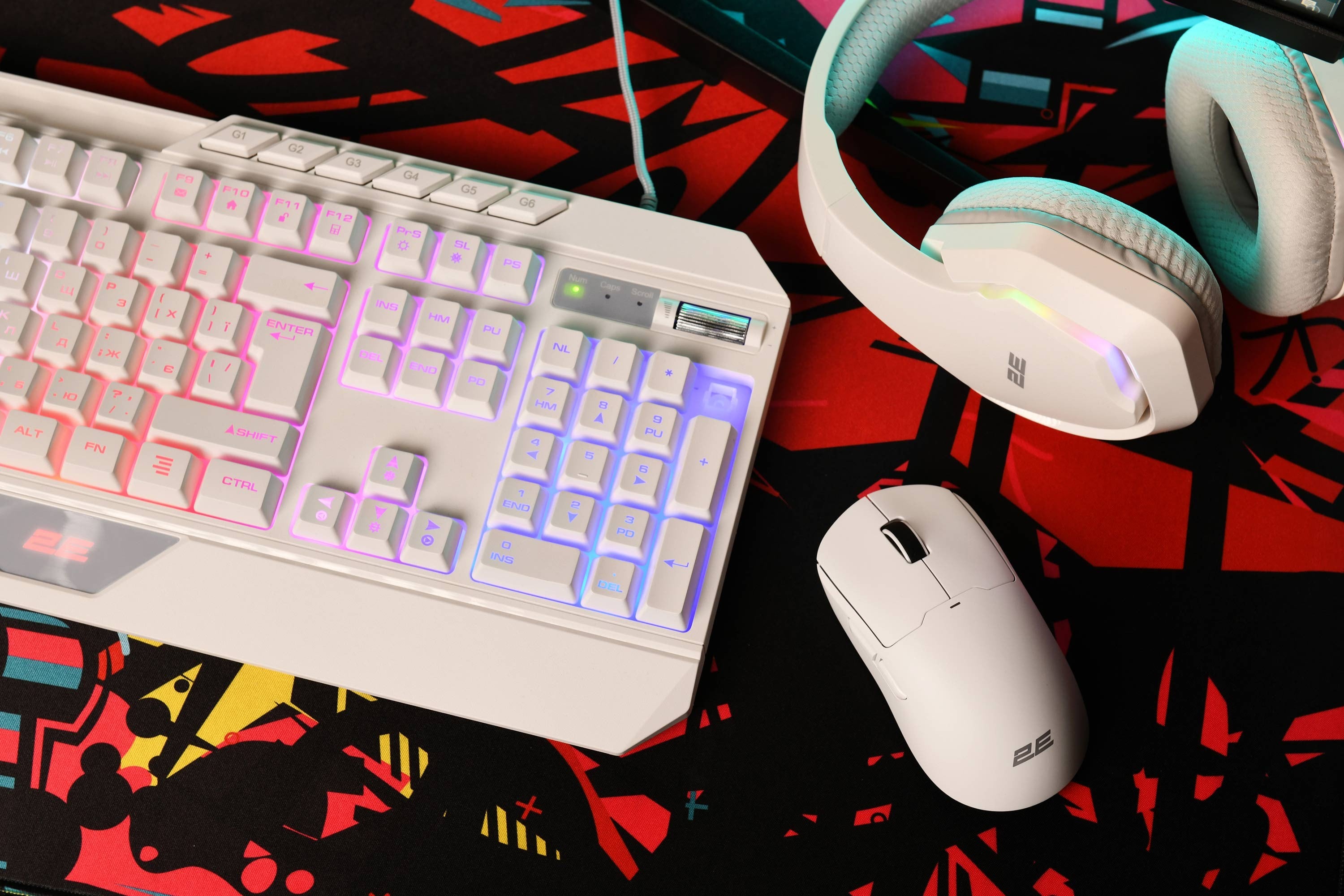 2E GAMING Mouse MG315, USB-A, white