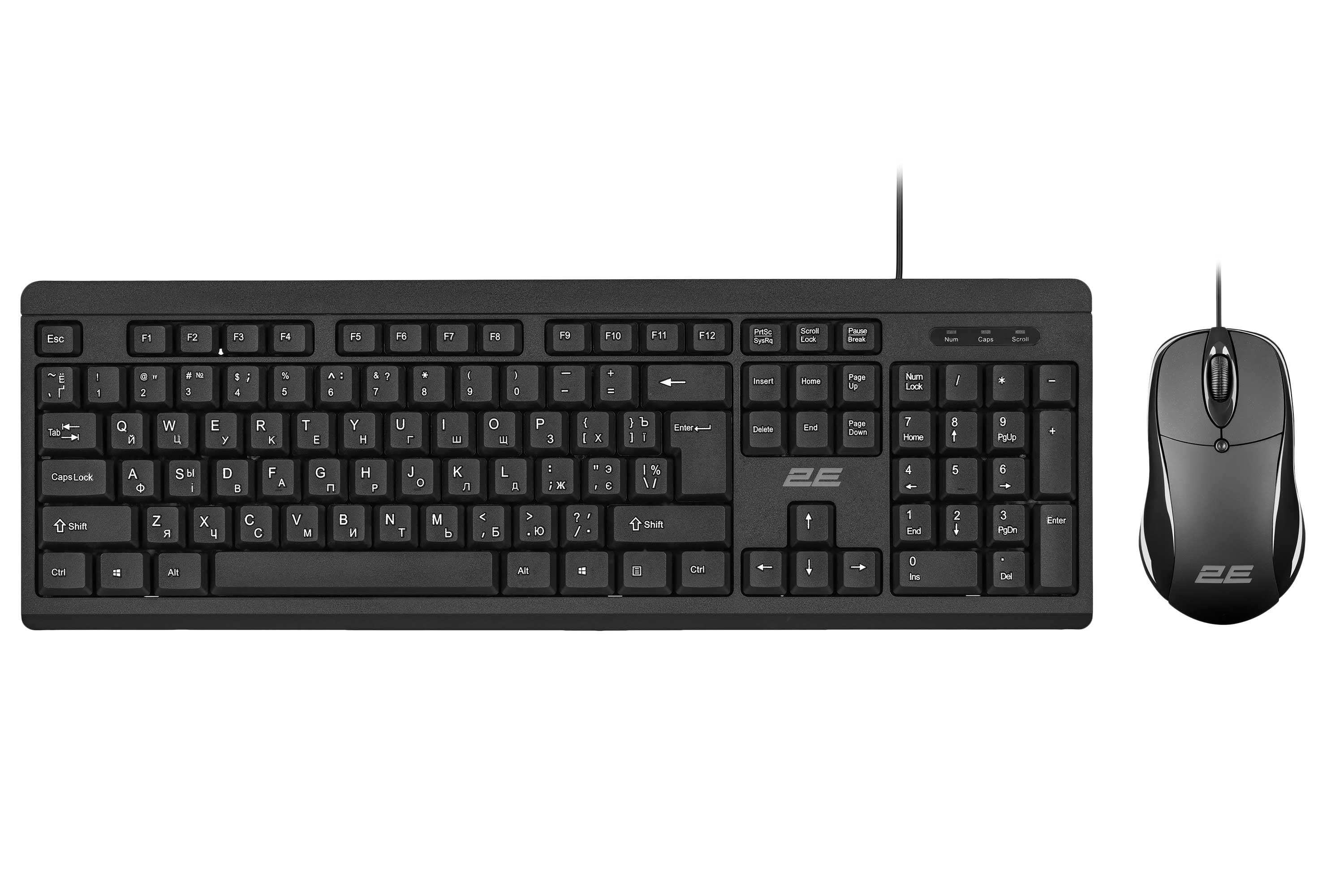 2E Combo keyboard and mouse MK405 USB-A, EN/UK, black