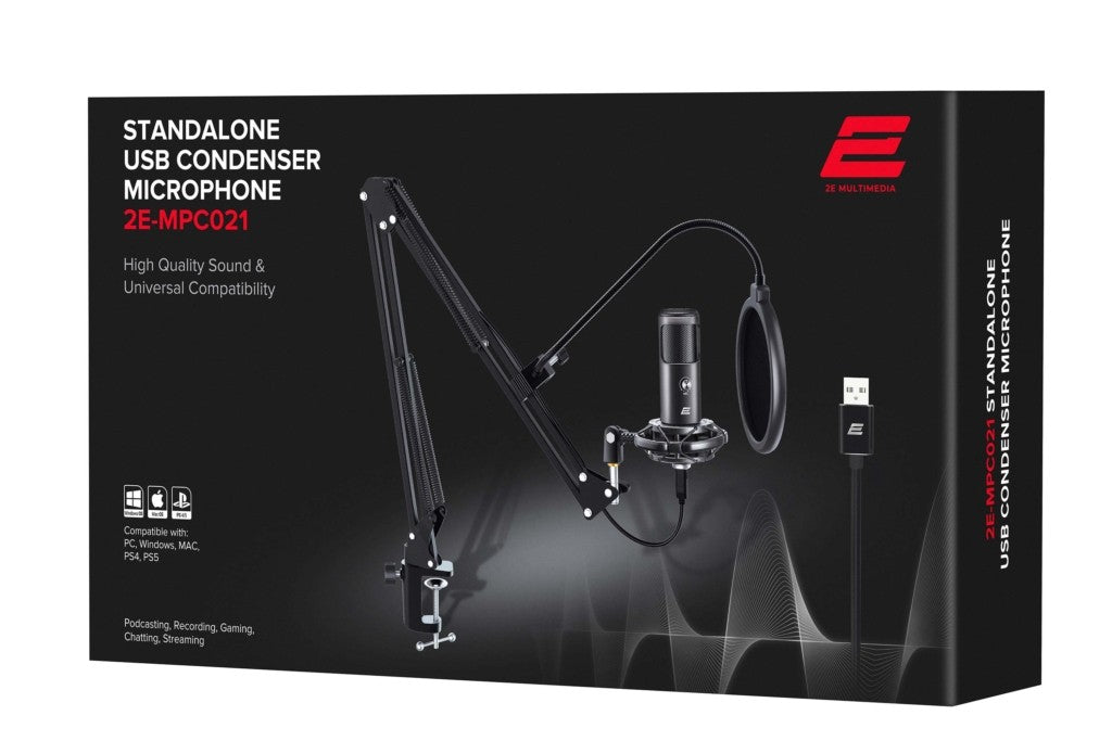 2E PC Microphone MPC020 Streaming KIT USB