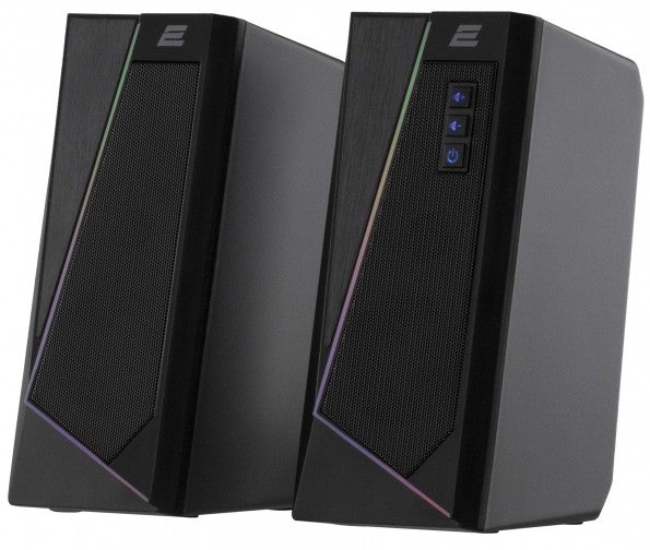 2E Multimedia speaker PCS233 RGB, 2.0, USB, Black