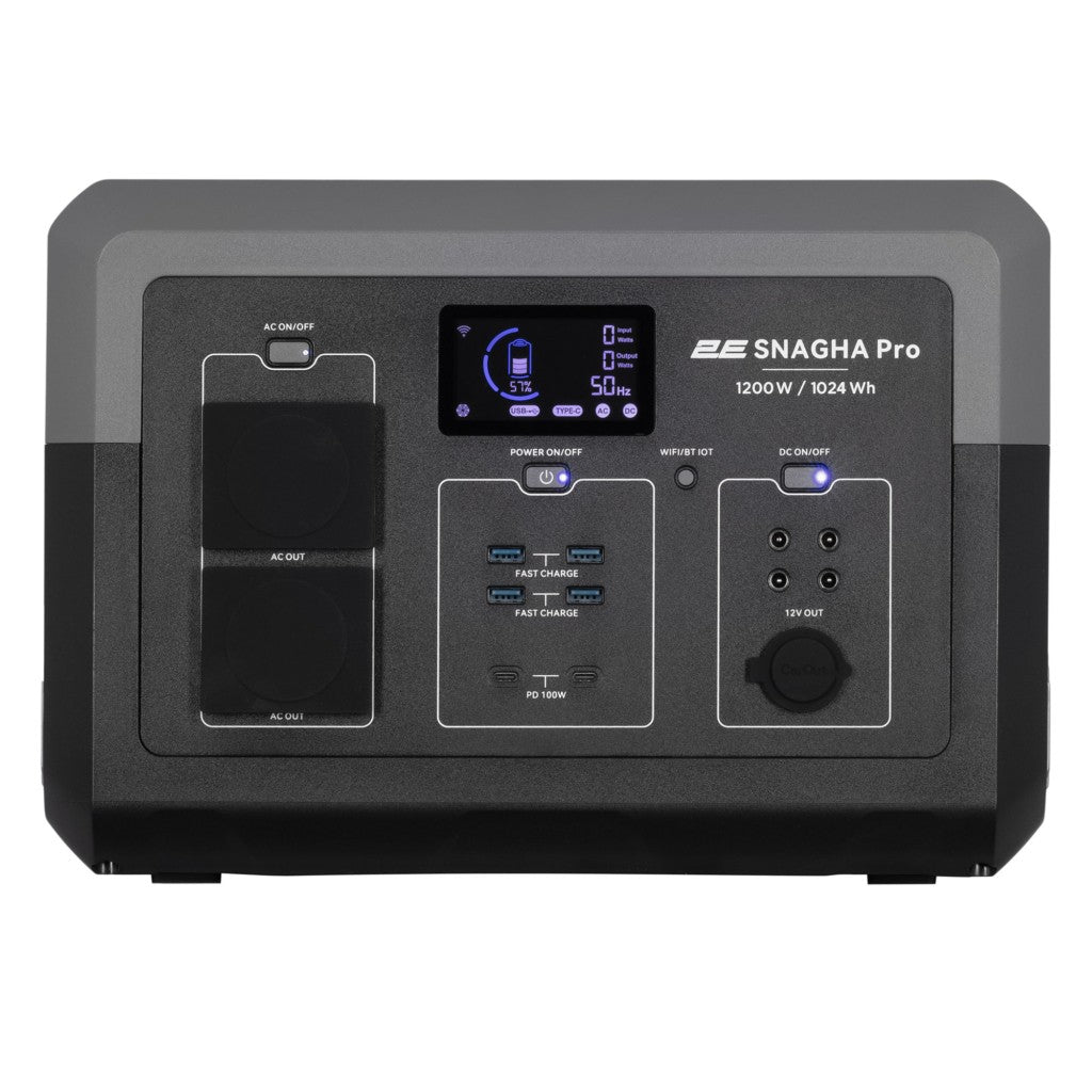 2E Portable Power Station Snagha PRO, 1200 W, 1024 Wh, Fast Charging