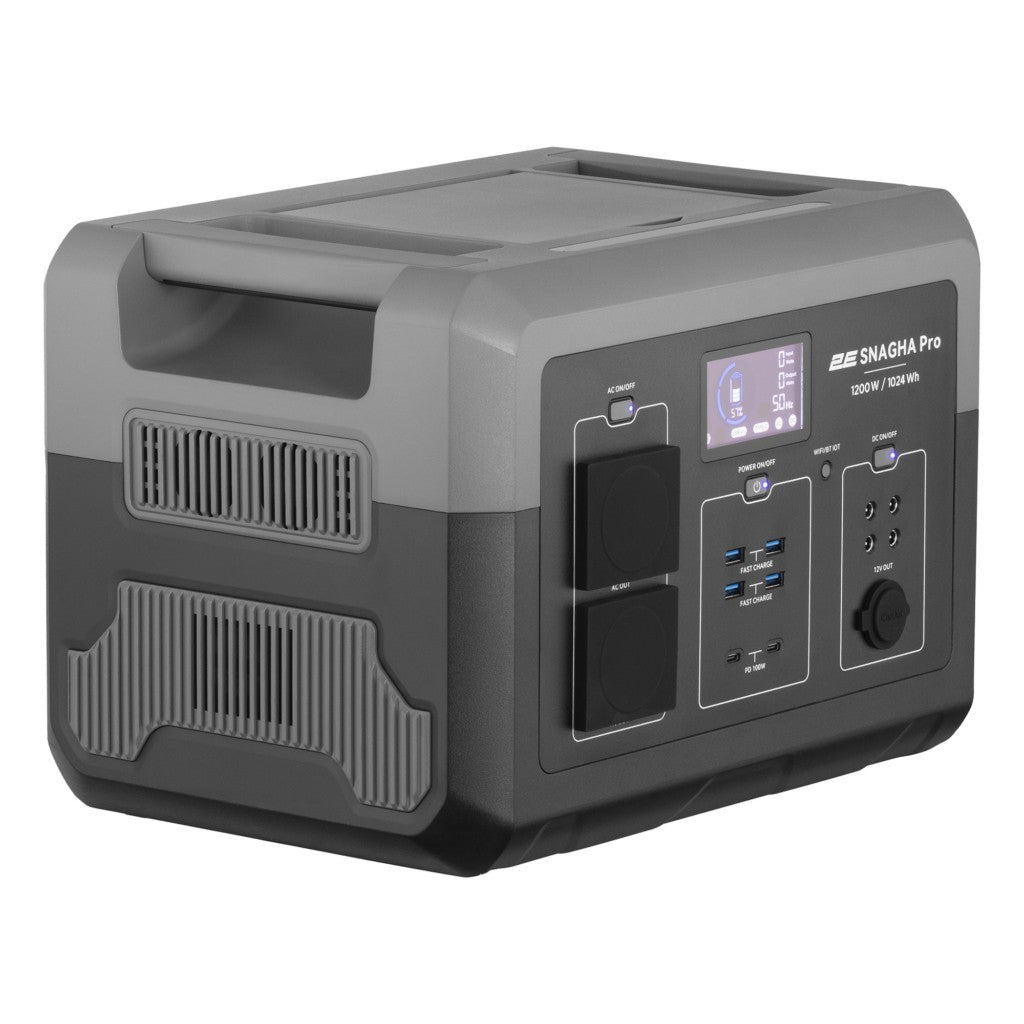2E Portable Power Station Snagha PRO, 1200 W, 1024 Wh, Fast Charging