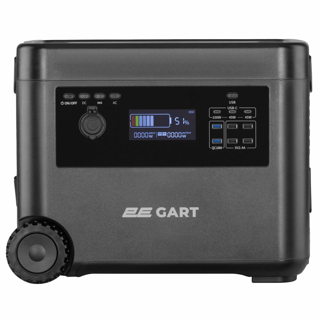 2E Portable Power Station Syla, 1500 W, 1280 Wh, WiFi/BT, Parallel System, Fast Charging