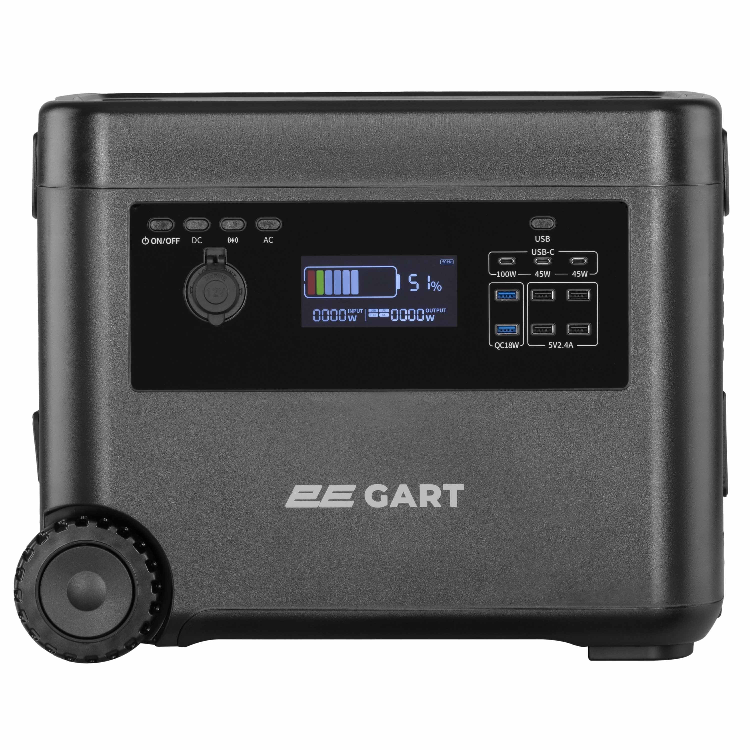 2E Portable Power Station Syla, 1500 W, 1280 Wh, WiFi/BT, Parallel System, Fast Charging