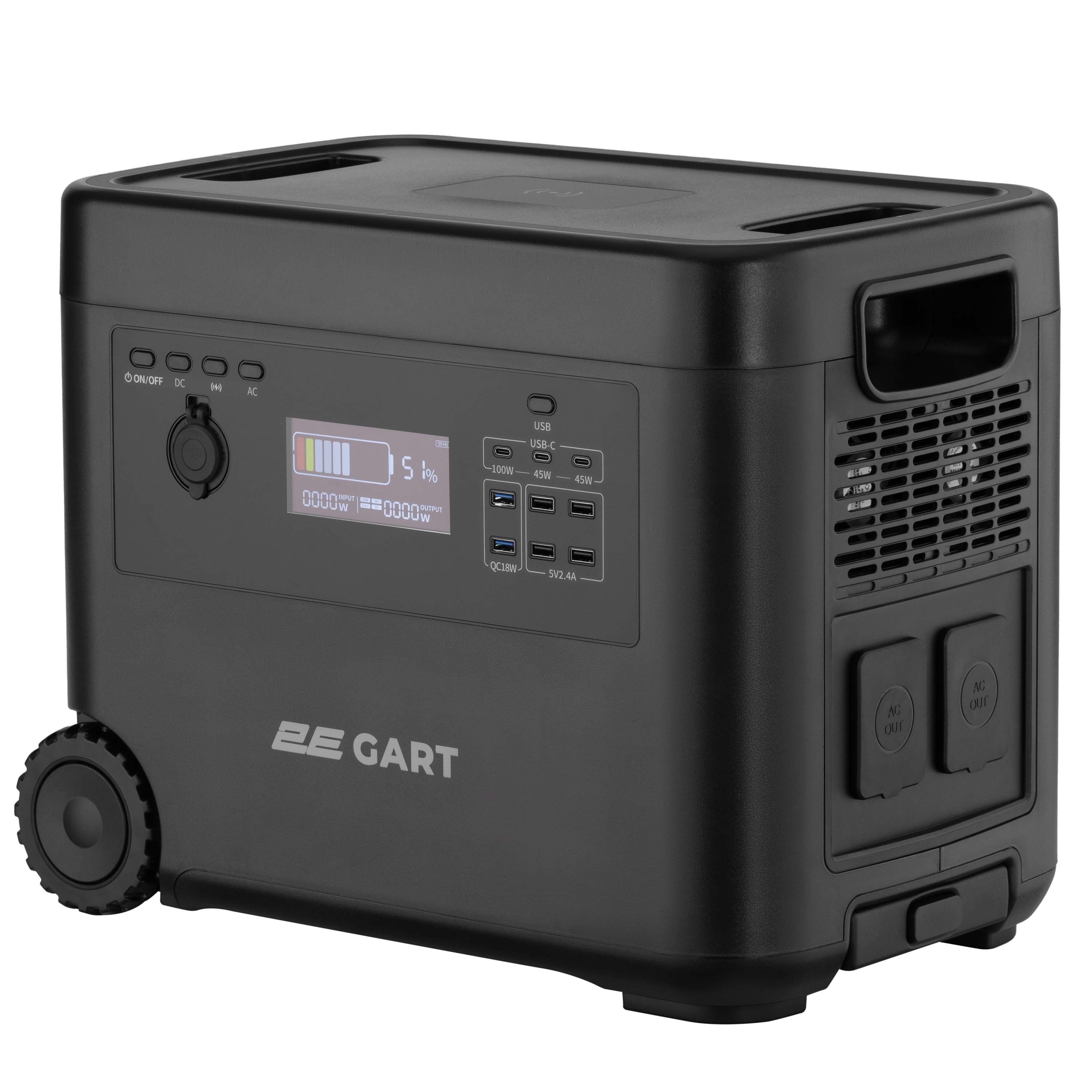 2E Portable Power Station Syla, 1500 W, 1280 Wh, WiFi/BT, Parallel System, Fast Charging